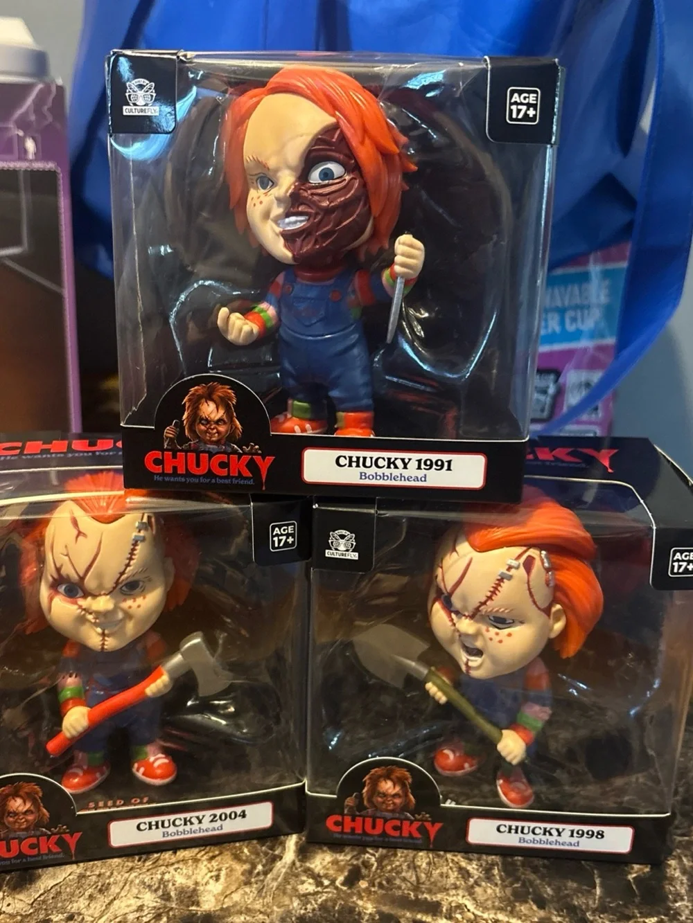 Chucky 1991 Bobblehead Figure - Orange Hair Horror Collectible